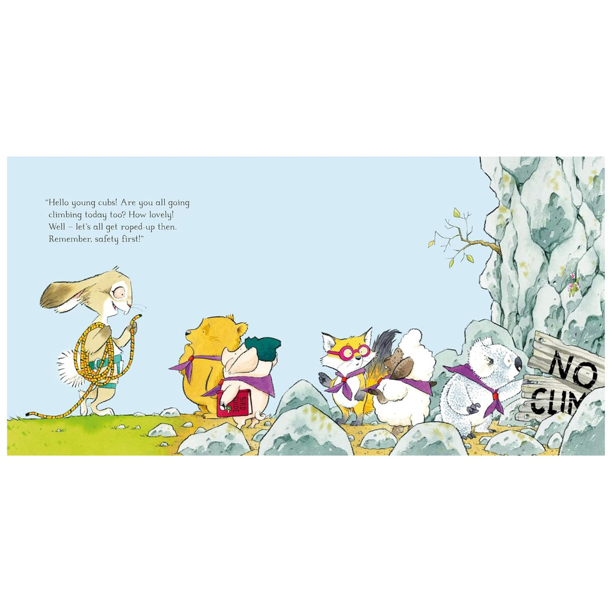 No Climbing : A high stakes picture book adventure!