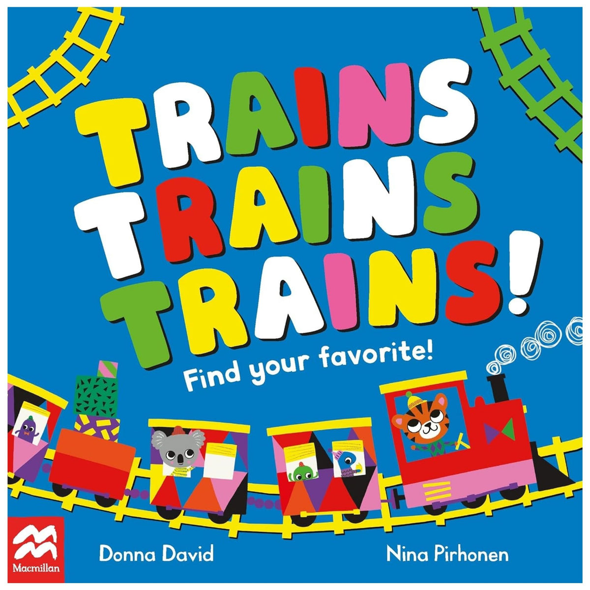 Trains Trains Trains! (Board book)