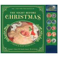 The Night Before Christmas Press and Play Storybook : The Classic Edition Hardcover Book Narrated by Jeff Bridges