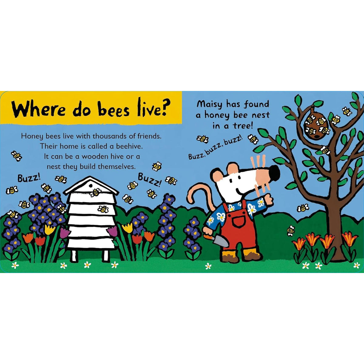 Maisy Loves Bees – inside pages