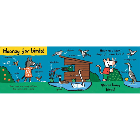 Maisy Loves Birds: A Maisy's Planet Book : Screen-free fun for budding bird-watchers and outdoor explorers age 1–4 – inside pages