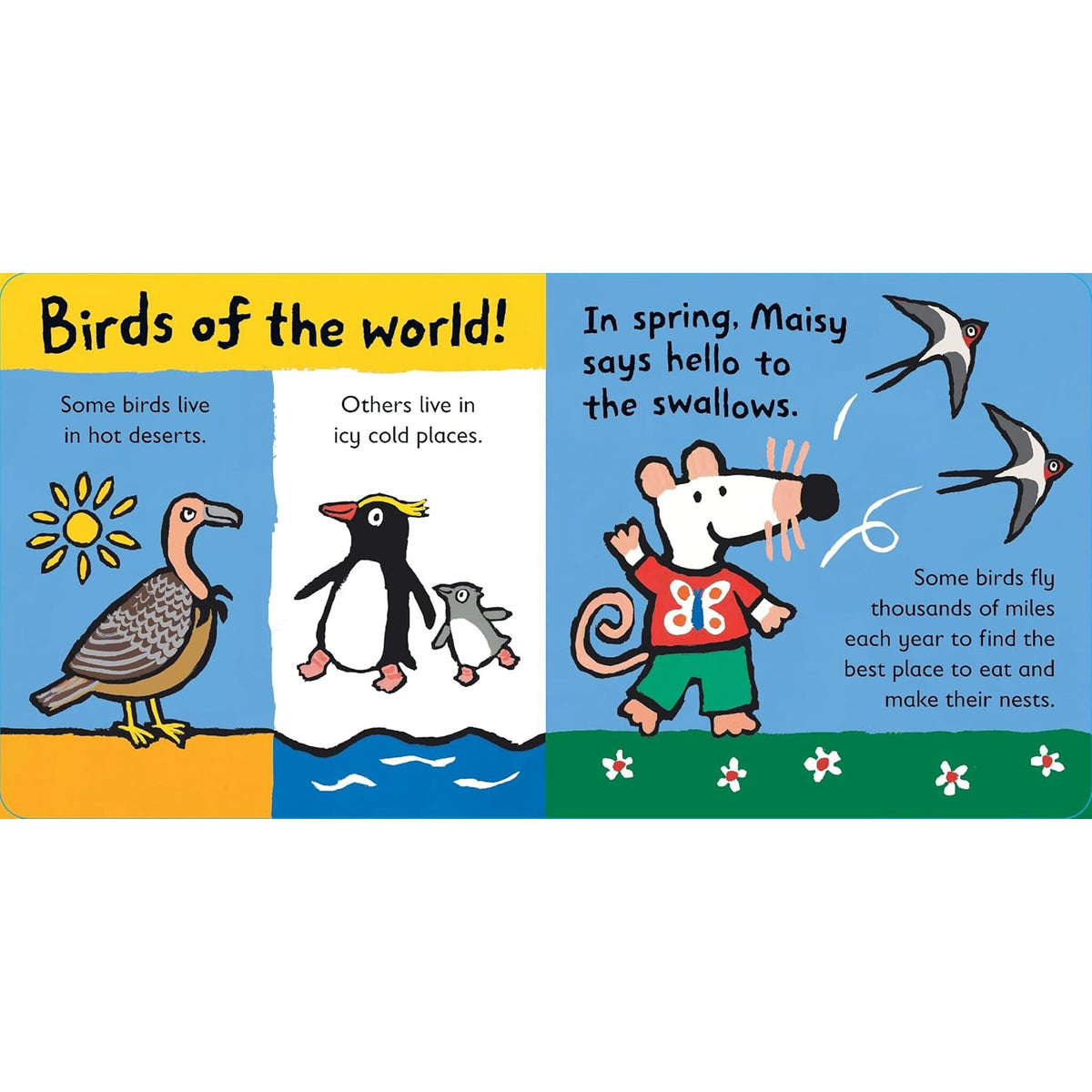 Maisy Loves Birds: A Maisy's Planet Book : Screen-free fun for budding bird-watchers and outdoor explorers age 1–4 – inside pages