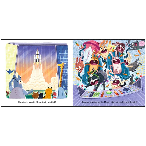 Bunnies in a Rocket: Blast Off! a Brand-New, Laugh-Out-Loud Space Adventure in the Sunny Town Bunnies Series! ()