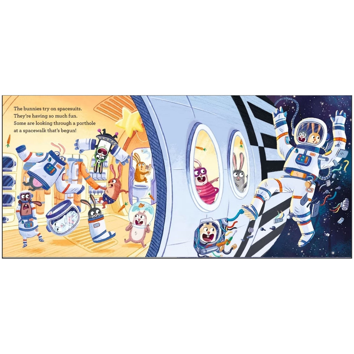 Bunnies in a Rocket: Blast Off! a Brand-New, Laugh-Out-Loud Space Adventure in the Sunny Town Bunnies Series! ()