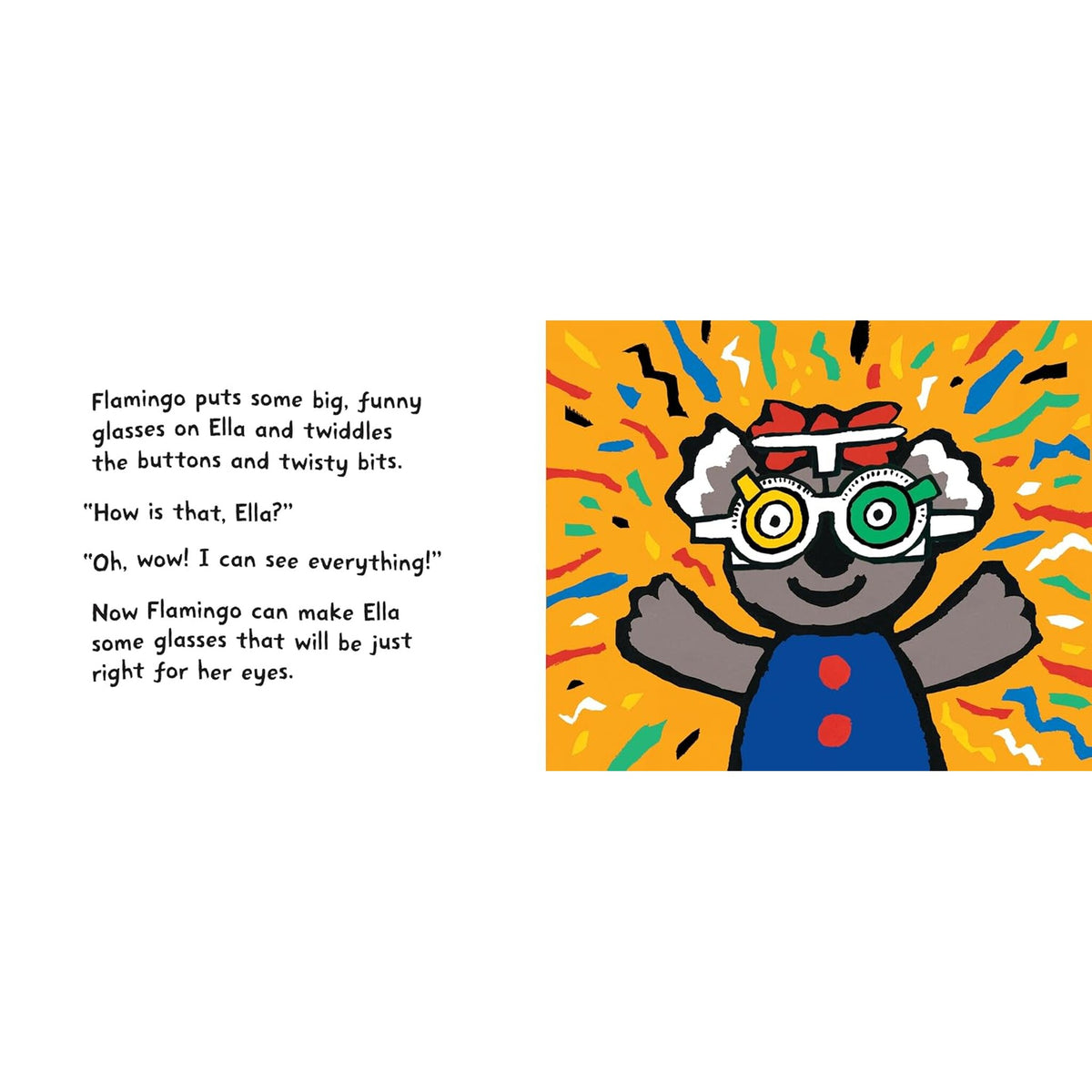 Maisy Goes for an Eye Test : As seen on TV! A gentle, reassuring story to help prepare young children for their first eye test or optician visit – inside pages