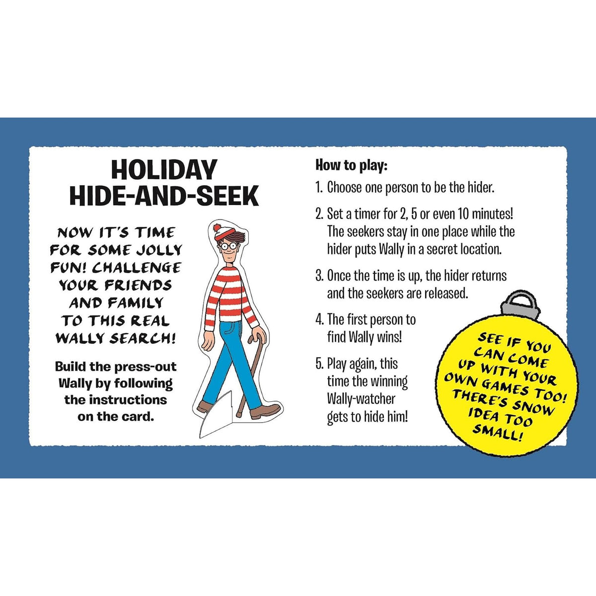 Wheres Wally Advent – inside pages