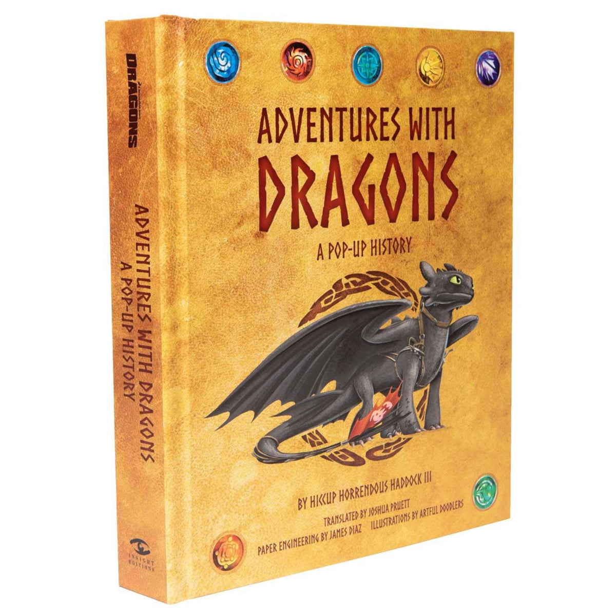 DreamWorks Dragons : Adventures with Dragons: A Pop-Up History - My Little J