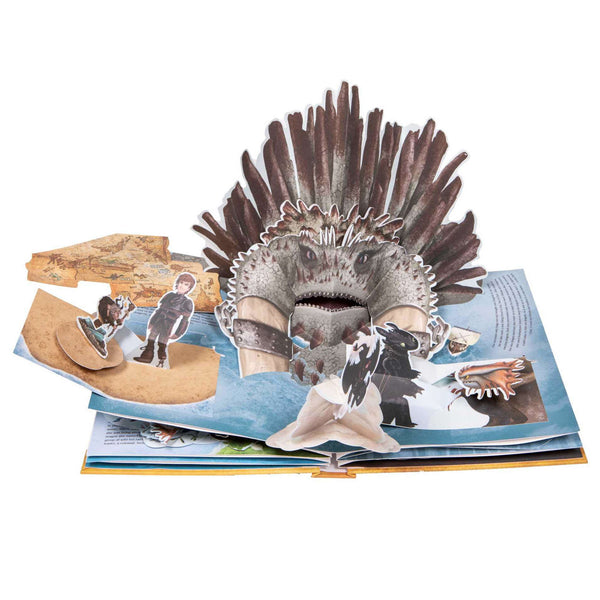 DreamWorks Dragons : Adventures with Dragons: A Pop-Up History - My Little J
