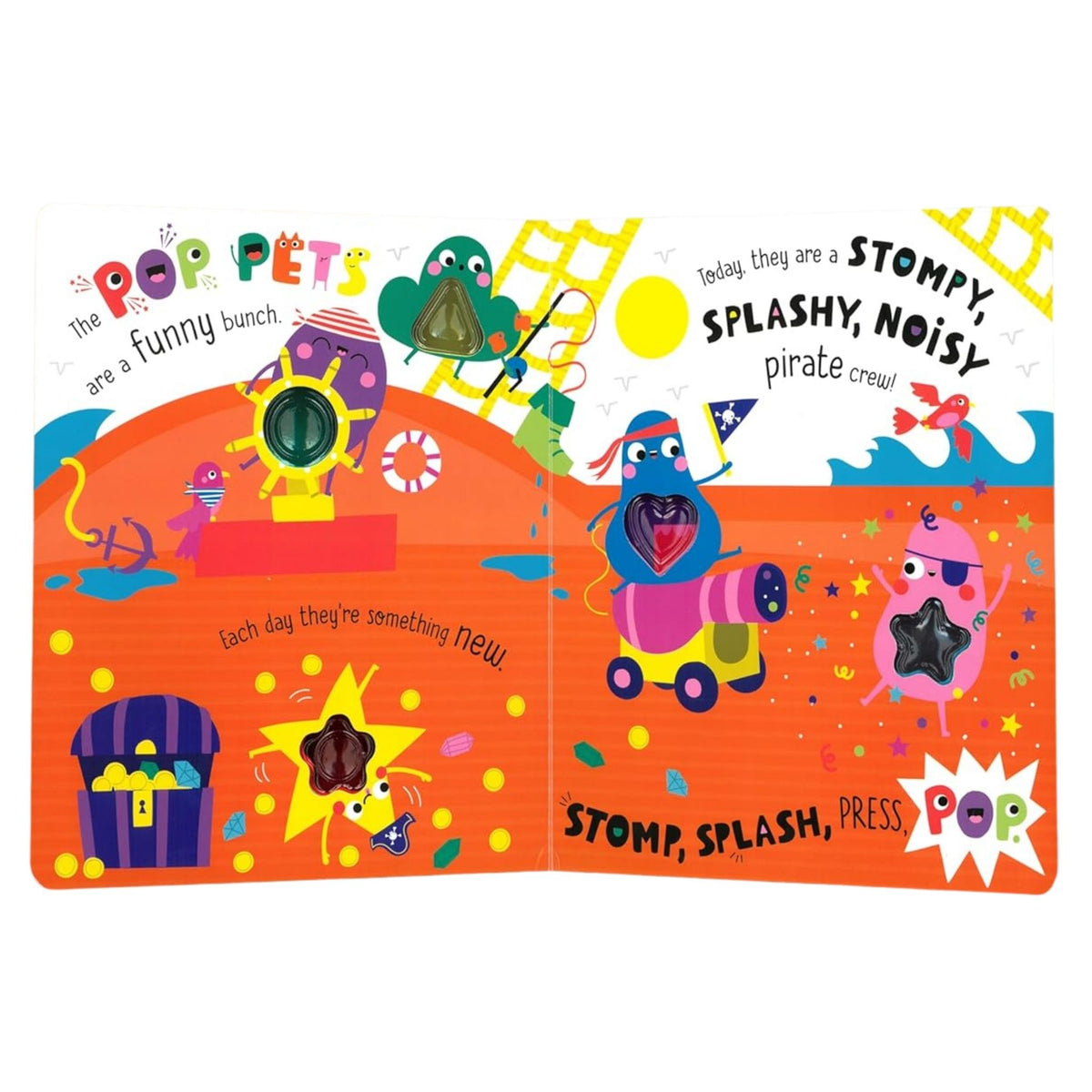 The Pop Pets A Loud Poptastic Crowd (Board book)