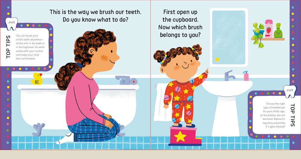 Star Skills: Brush and Shine : A lift-the-flap, slide-the-tab first experiences book - My Little J