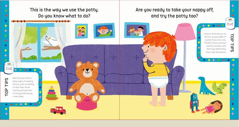 Star Skills: Potty Time : A lift-the-flap, slide-the-tab first experiences book - My Little J