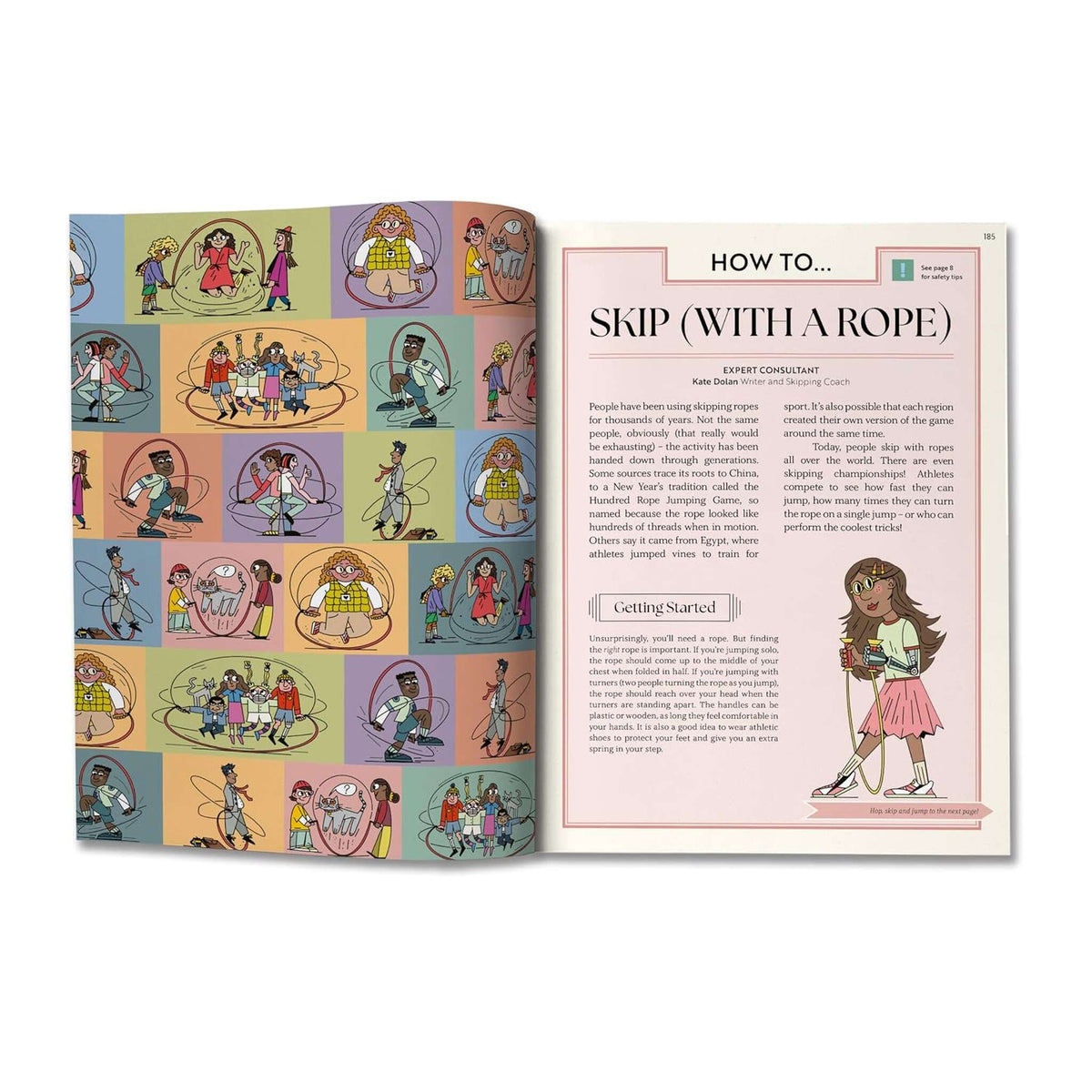 How to Do (Almost) Everything : 100 skills for curious kids: How to make slime, escape a maze, write a secret message on a piece of toast, and more… – inside pages