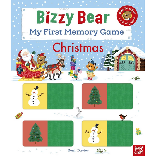 Bizzy Bear: My First Memory Game Book (Christmas) - My Little J