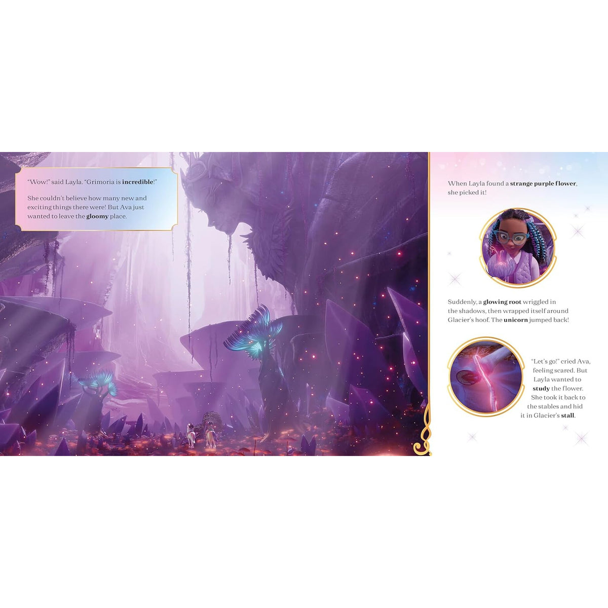 Unicorn Academy: Layla's Magical Summer : A magical storybook adventure – inside pages