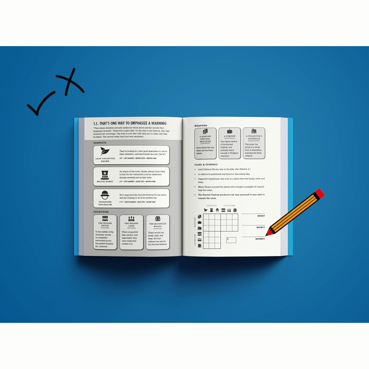 Murdle: The Case of the Seven Skulls: 64 Wildly Wicked Murder Mystery Logic Puzzles (Book 5)