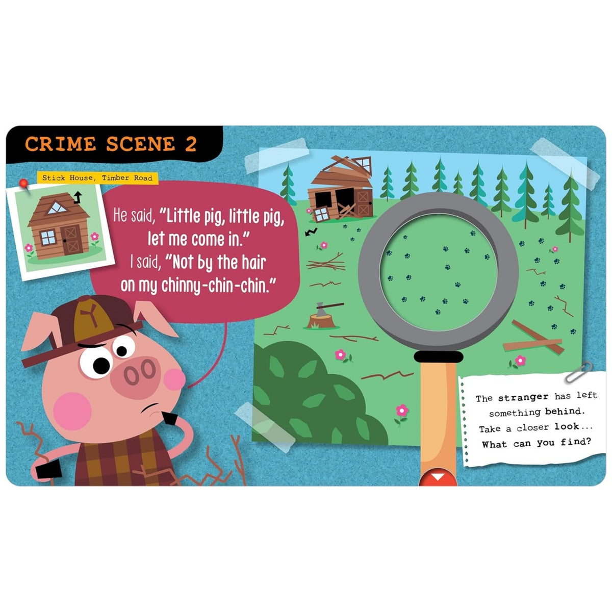 True Crime Fairy Tales The Three Little Pigs (Hardcover)
