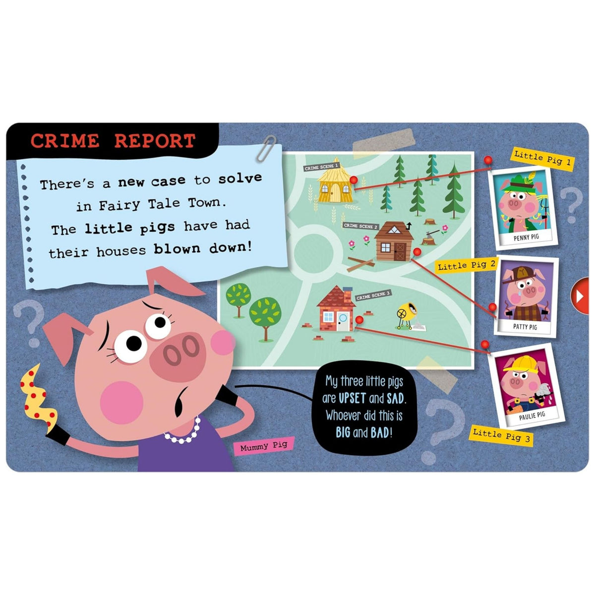 True Crime Fairy Tales The Three Little Pigs (Hardcover)