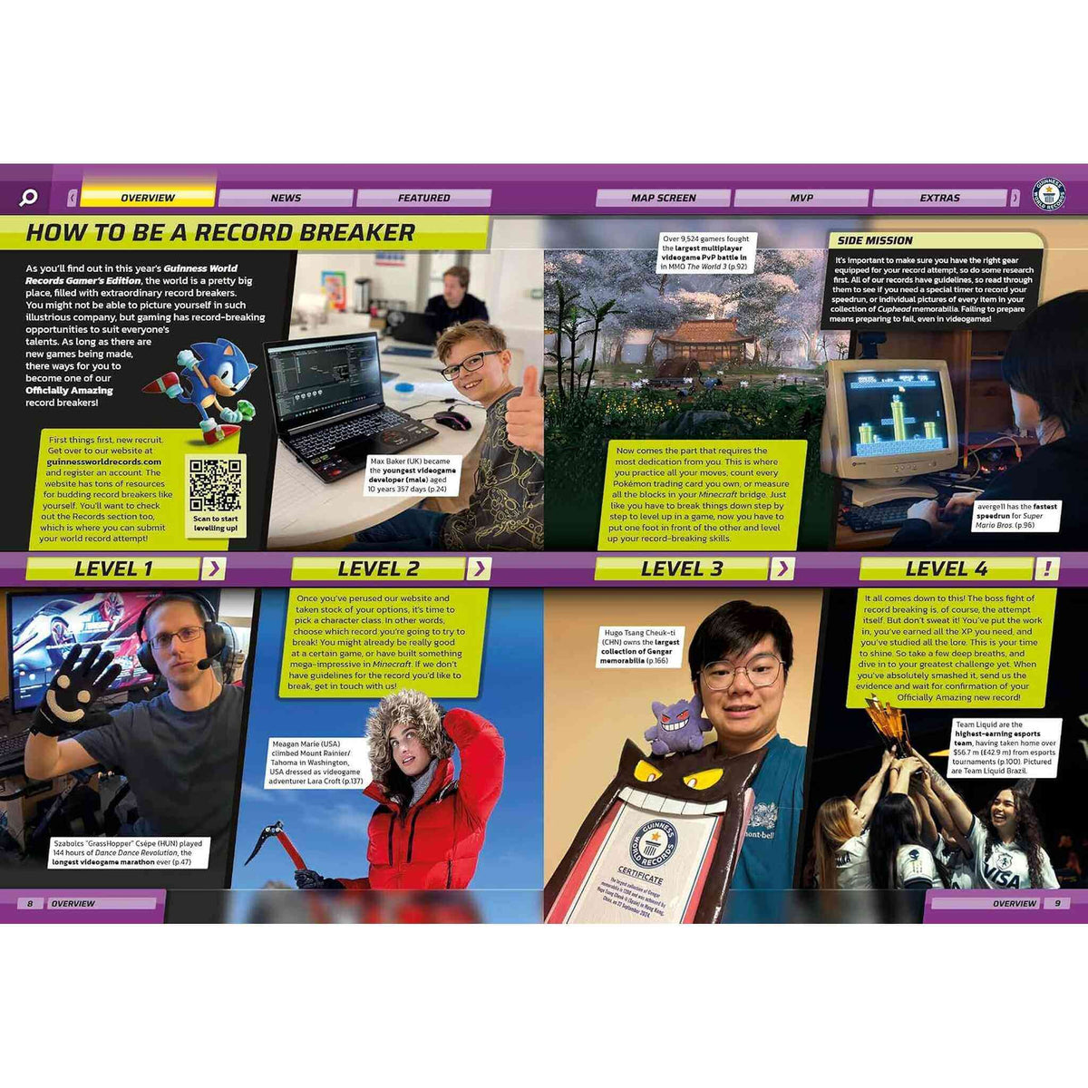 Guinness World Records Gamer's Edition 2027 – inside pages