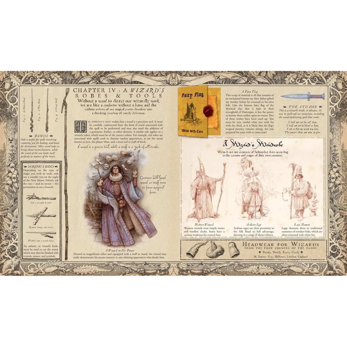 Wizardology : 20th Anniversary Edition - NEW for 2026! – inside pages