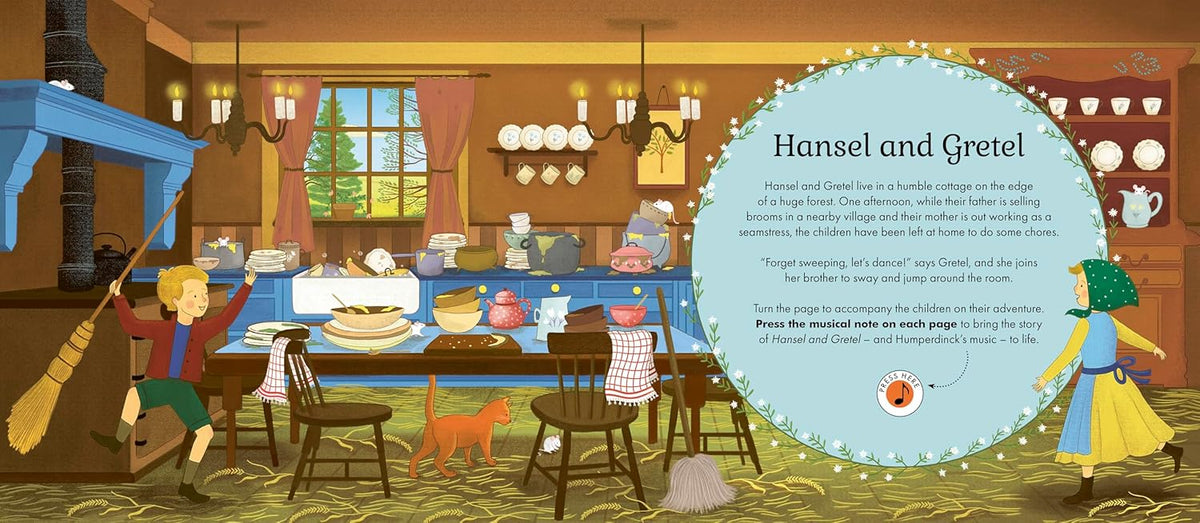 The Story Orchestra: Hansel and Gretel : Press the note to hear Humperdinck's music