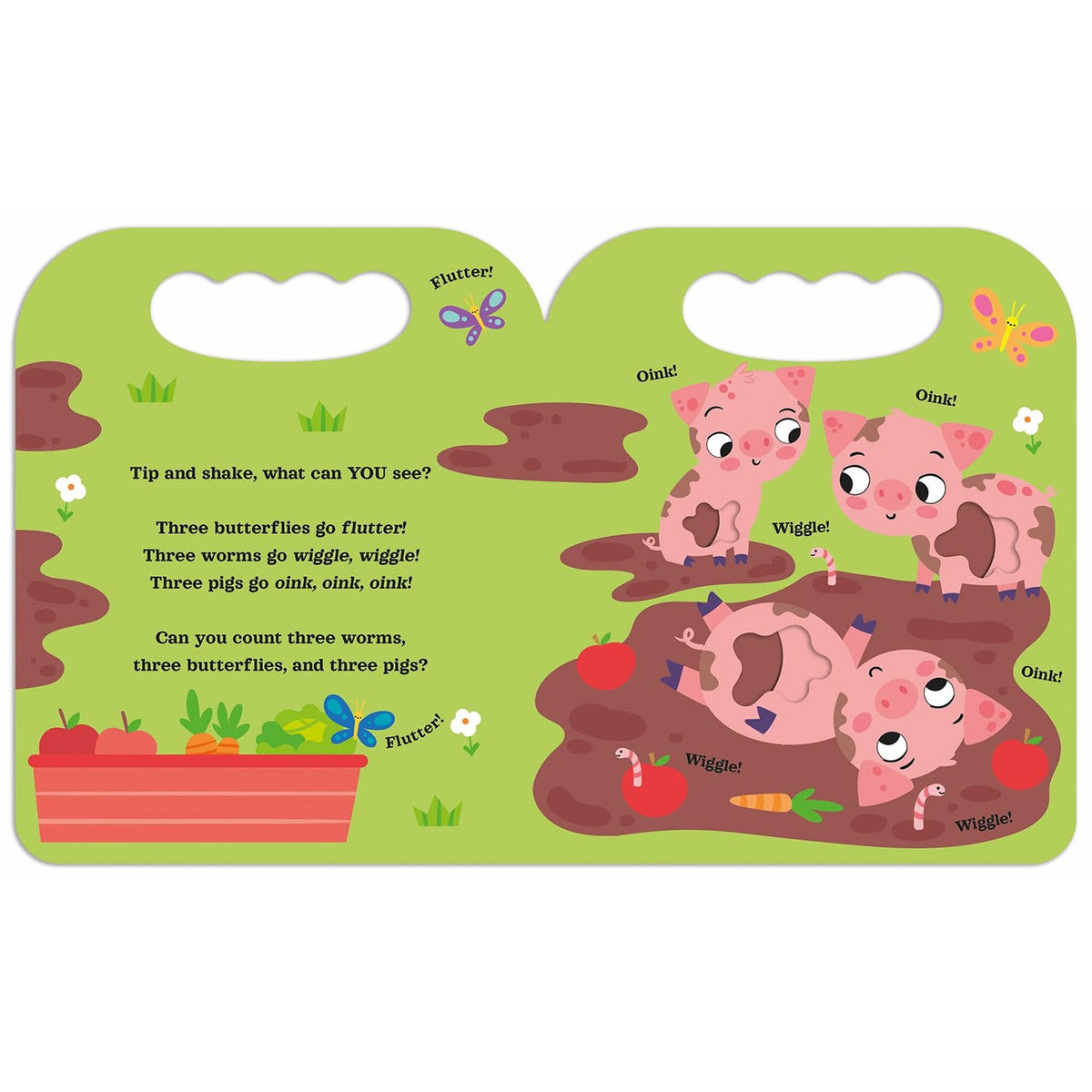 On the Farm Counting : A Counting Book – inside pages
