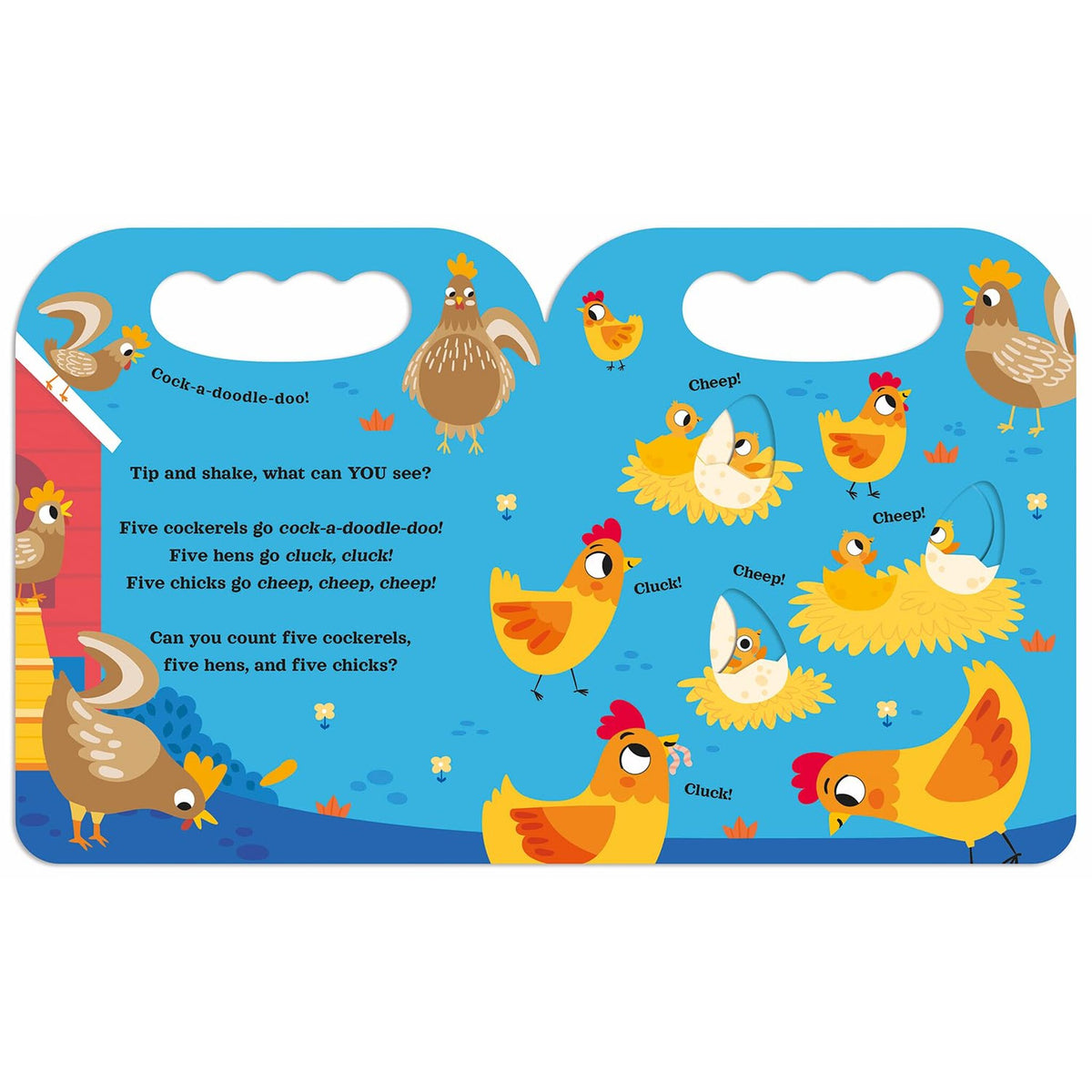On the Farm Counting : A Counting Book – inside pages