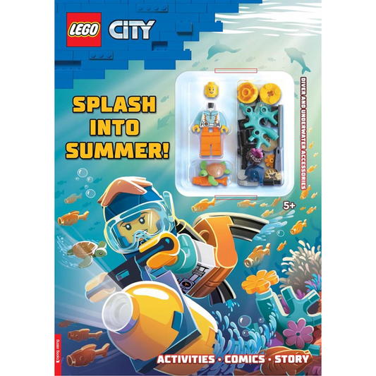 LEGO City: Splash into Summer (with diver LEGO minifigure and underwater accessories) - My Little J