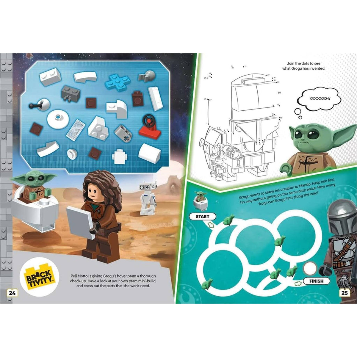 LEGO® Star Wars™: Grogu’s Adventure (with Grogu minifigure and exclusive hover pram model) – inside pages