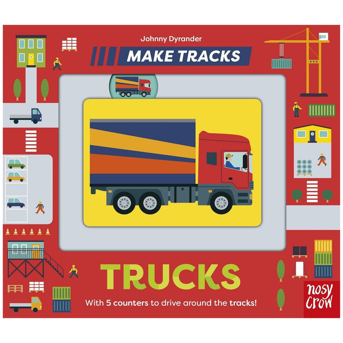 Make Tracks : Trucks (Board book)