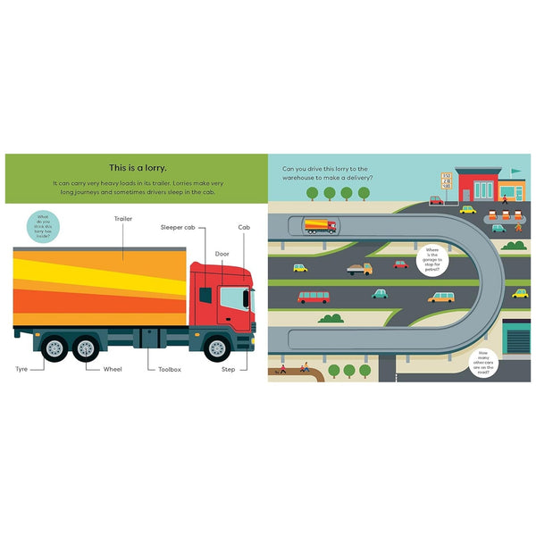 Make Tracks : Trucks (Board book)