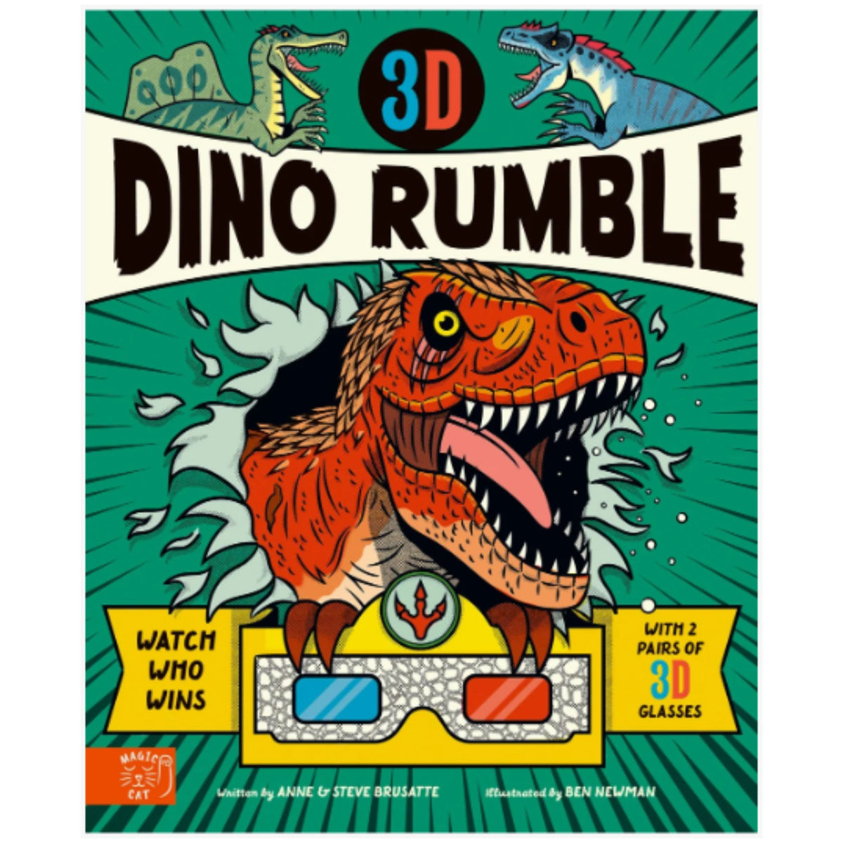 3D Dino Rumble : Watch Who Wins In 3D With Two Pairs Of Glasses