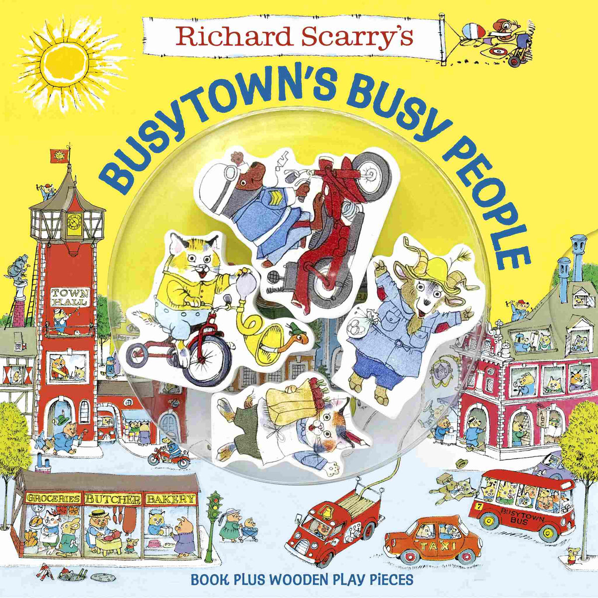 Richard Scarry's Busytown's Busy People : Book Plus Wooden Play Pieces