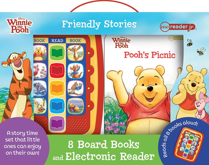 Disney Winnie the Pooh Friendly Stories: Me Reader Jr 8 Board Books