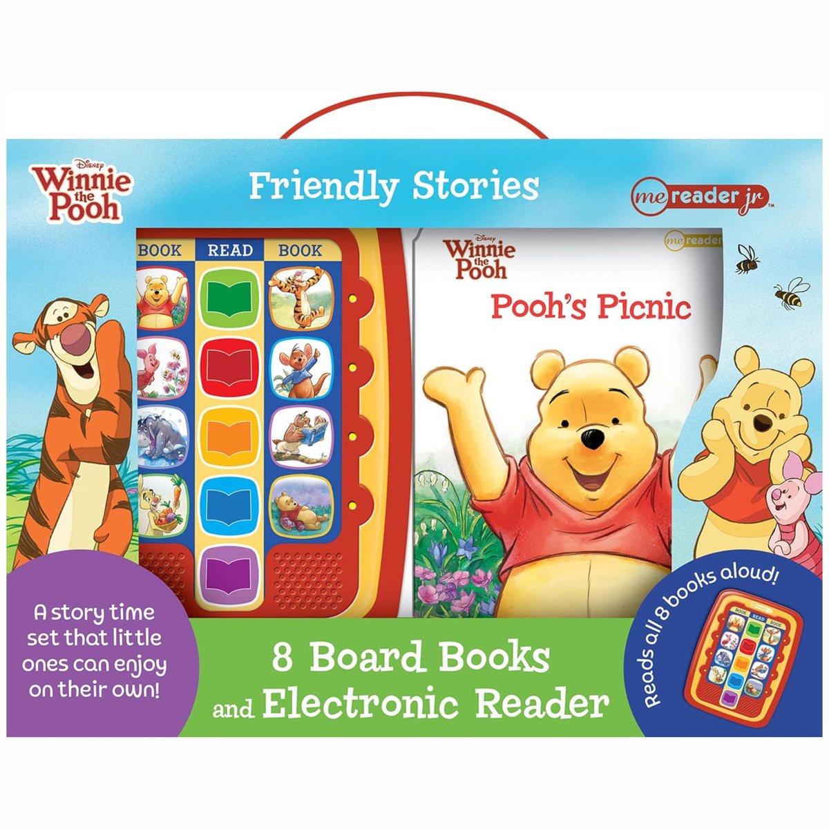 Disney Winnie the Pooh Friendly Stories: Me Reader Jr 8 Board Books - My Little J