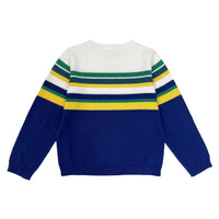 Boys LS Sweater - Merino Wool Blend Stripes