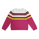 Girls LS Sweater - Merino Wool Blend Stripes