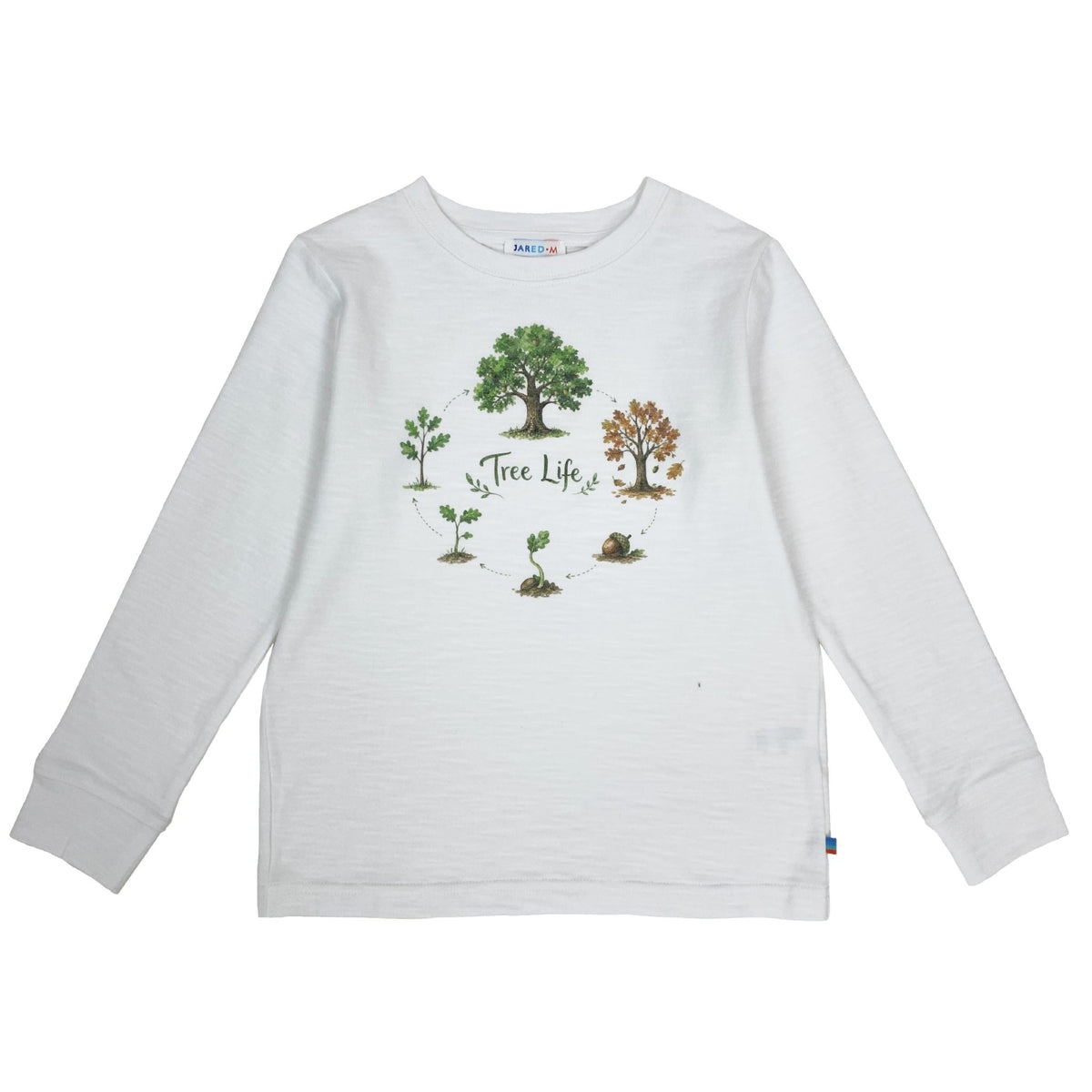 Boys LS Crew Neck Prints Tee - Tree Life