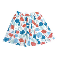 Girl's Print Scooter Skirt - Water Lilies
