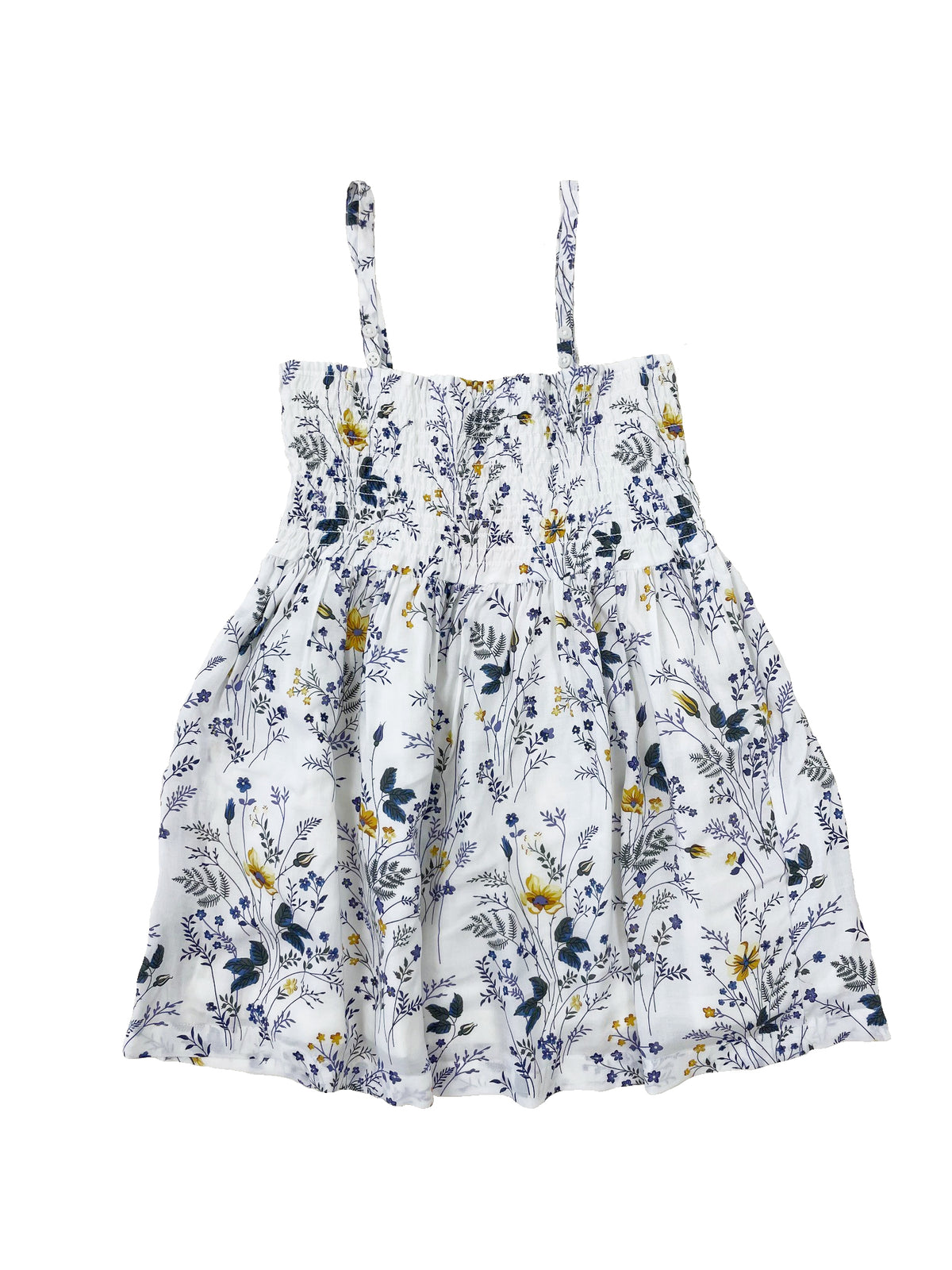 Girl's Sleeveless Floral Sundress