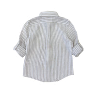 Boys LS Striped Linen Shirt