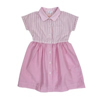 Girls Miranda Dress - Mixed Stripes - My Little J