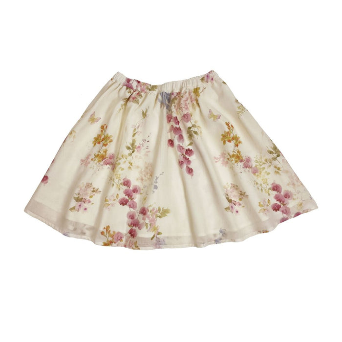 Girls Serena Skirt - Floral - My Little J