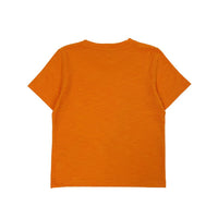 Boys SS Crew Neck Print Tee - Train Rails - My Little J