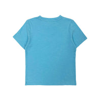 Boys SS Crew Neck Print Tee - Train Rails - My Little J