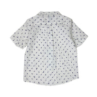 Boys SS Camp Shirt - Bluefern - My Little J