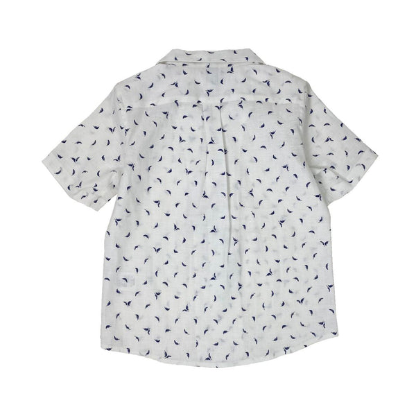 Boys SS Camp Shirt - Bluefern - My Little J