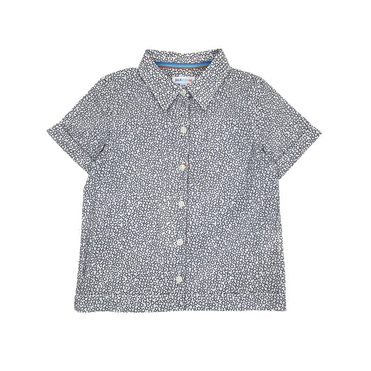 Girl SS Woven Blouse - Floral Print - My Little J
