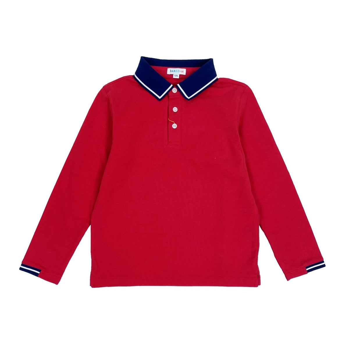 Boy's  LS Flat Knit  Polo - My Little J