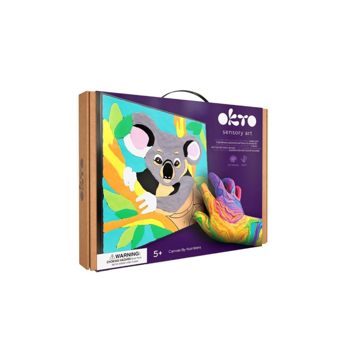 Okto Coloring with clay by numbers Koala