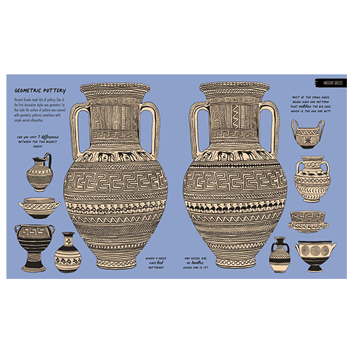 Amazing Ancient Art: A Seek-and-Find Activity Book - My Little J